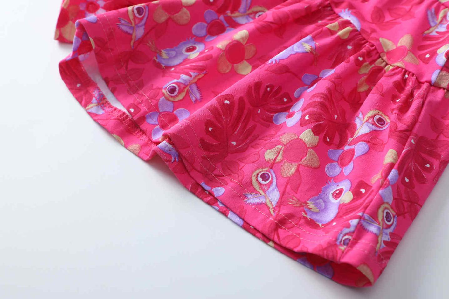 Dívčí kraťasy / šortková sukně Kugo CY1102 tmavě růžová